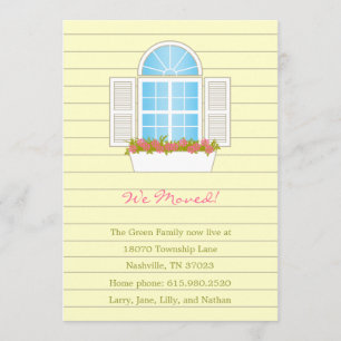 Pretty Window Moving Announcement