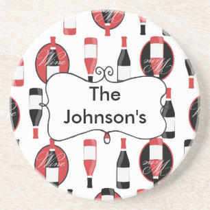 Pretty Wine Coaster