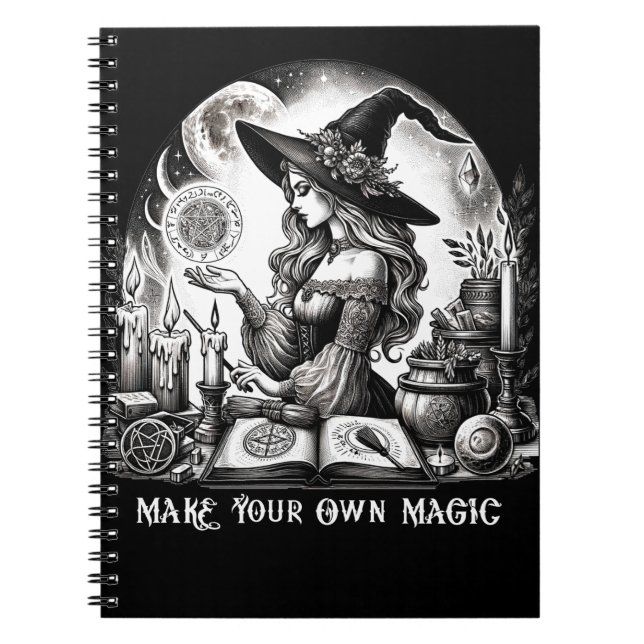 Pretty Witch Apothecary Make Your Own Magic Notebook (Front)