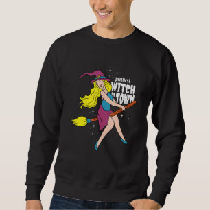 Pretty Witch Flying Sweatshirt