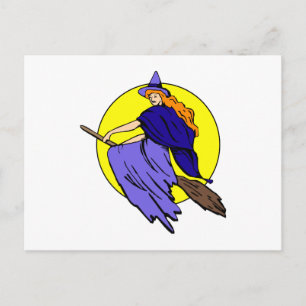 Pretty witch postcard