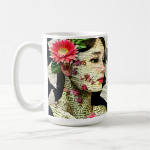 Pretty Woman Art Collage Coffee Mug