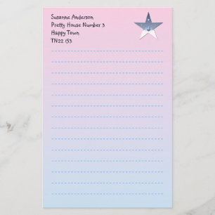 Pretty Writing Paper for Children