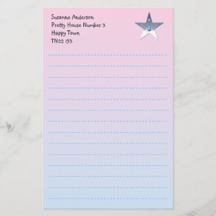 Pretty Writing Paper for Children