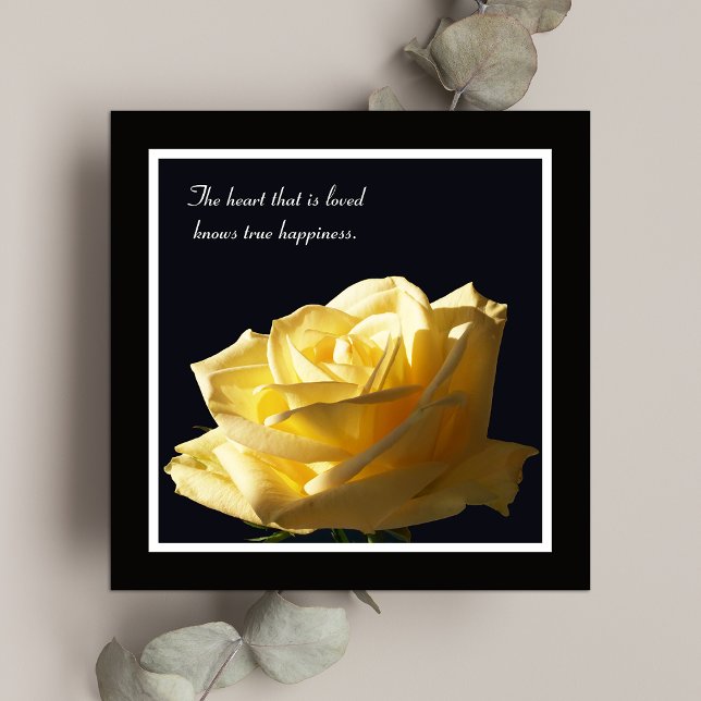 Pretty Yellow Rose Vow Renewal Invitation (Creator Uploaded)
