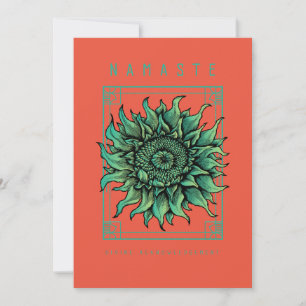 Pretty Yoga Namaste Card