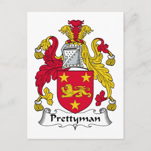 Prettyman Family Crest Postcard