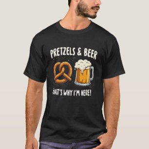 Pretzel Beer Lover Apparel Funny Oktoberfest Drink T-Shirt