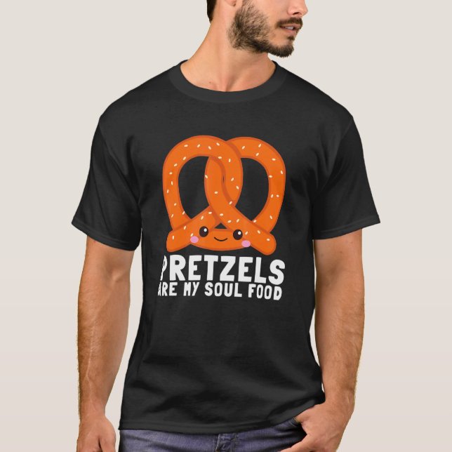 Pretzel Chocolate Covered Pretzels Sticks And Pret T-Shirt (Front)