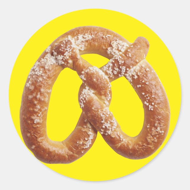 Pretzel Classic Round Sticker (Front)