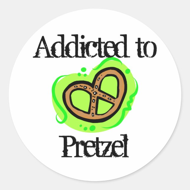 Pretzel Classic Round Sticker (Front)