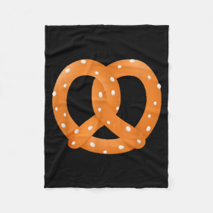 Pretzel Costume Funny Halloween Fleece Blanket