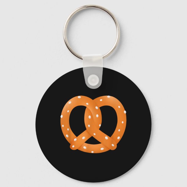 Pretzel Costume Funny Halloween Key Ring (Front)