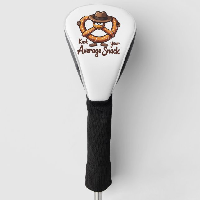 Pretzel Dealer Pretzels Snack Oktoberfest Baking Golf Head Cover (Front)