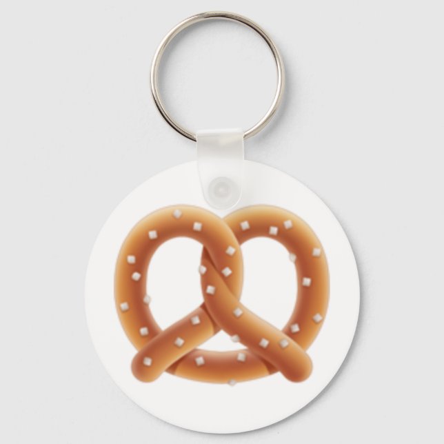 Pretzel - Emoji Key Ring (Front)
