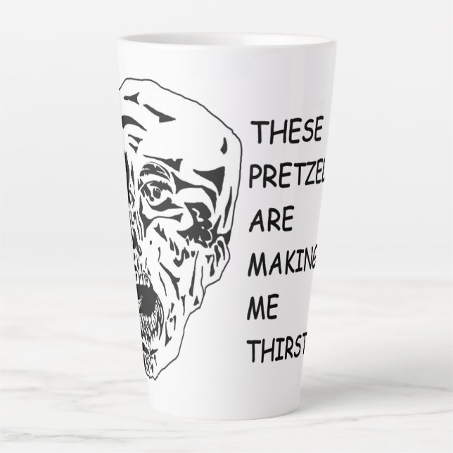 Pretzel Face Mug (Front)