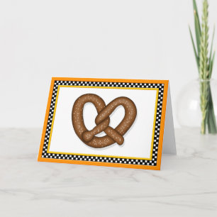 Pretzel Greeting Card