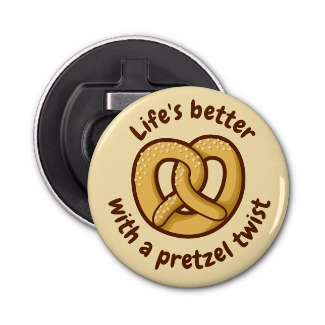 Pretzel Icon Bottle Opener (Front)