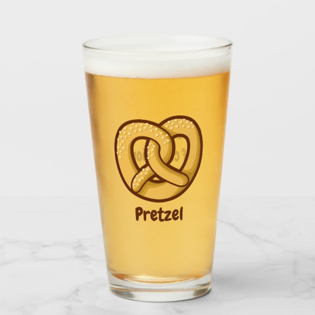 Pretzel Icon Glass (Front Filled)