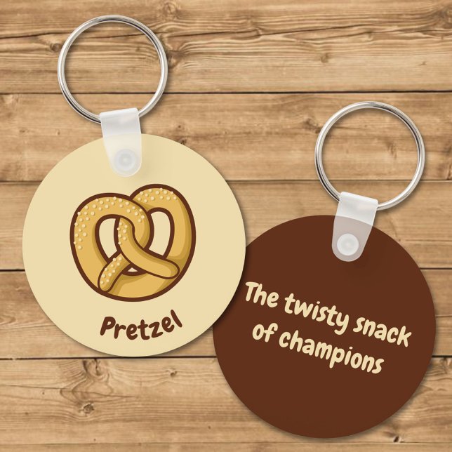 Pretzel Icon Key Ring (Creator Uploaded)