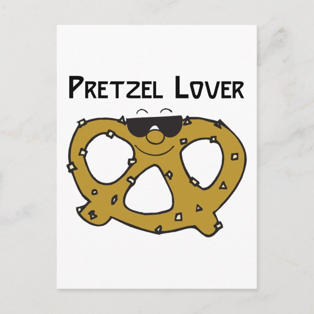 Pretzel Lover Gift Postcard (Front)