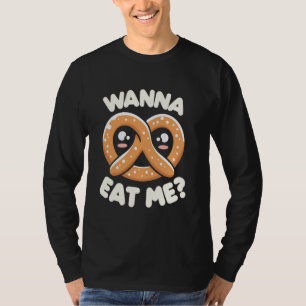 Pretzel Lover Kids Pretzel Day Kawaii T-Shirt