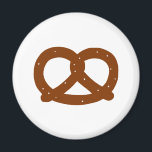 Pretzel Magnet<br><div class="desc">Pretzel - Baker - Bakery - Food - Baked Goods - Oktoberfest</div>