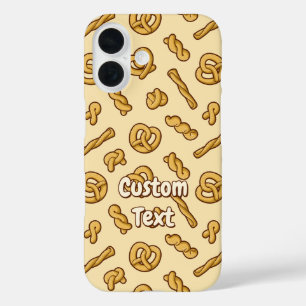 Pretzel Pattern iPhone 16 Case