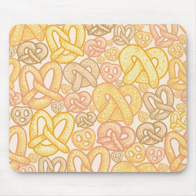 Pretzel Pattern Mouse Pad (Front)