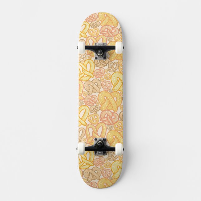 Pretzel Pattern Skateboard (Front)