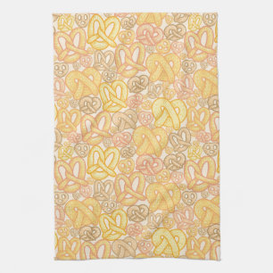 Pretzel Pattern Tea Towel