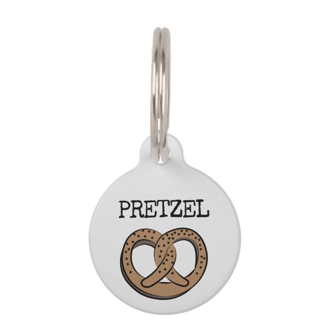 Pretzel Pet Tag (Front)