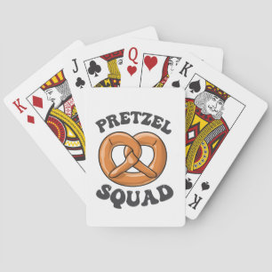 Pretzel Squad Funny Oktoberfest Pretzel Lover Germ Playing Cards