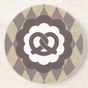 pretzel vintage coaster