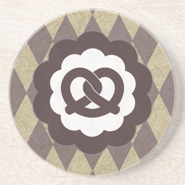 pretzel vintage coaster (Front)