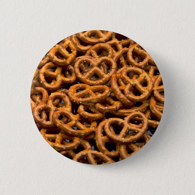 Pretzels 6 Cm Round Badge (Front)