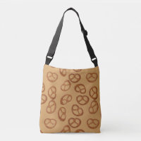 Pretzels Snack seamless pattern + your background