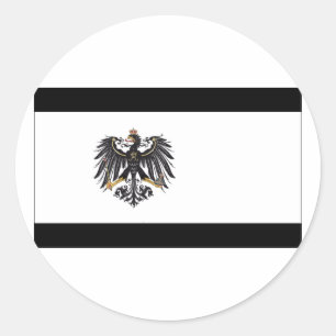 Preussen (1892-1918) Prussia Flag Classic Round Sticker