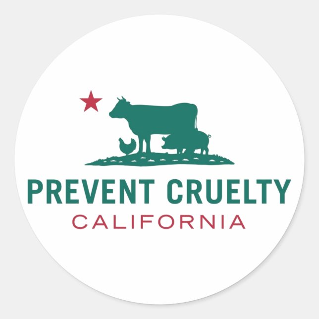 Prevent Cruelty CA Sticker Set (Front)