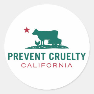 Prevent Cruelty CA Sticker Set