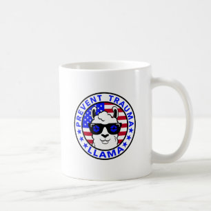 Prevent Trauma Llama Classic Mug, 11 oz Coffee Mug