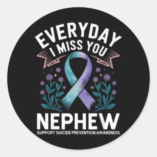 Prevention Awareness Aunts Classic Round Sticker