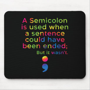 Prevention Awareness Mental Health Depression  Mouse Pad