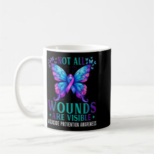 Prevention Awareness Not Wounds Are Visible Design Coffee Mug