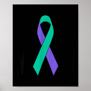 Prevention Awareness Ribbon Support Poster