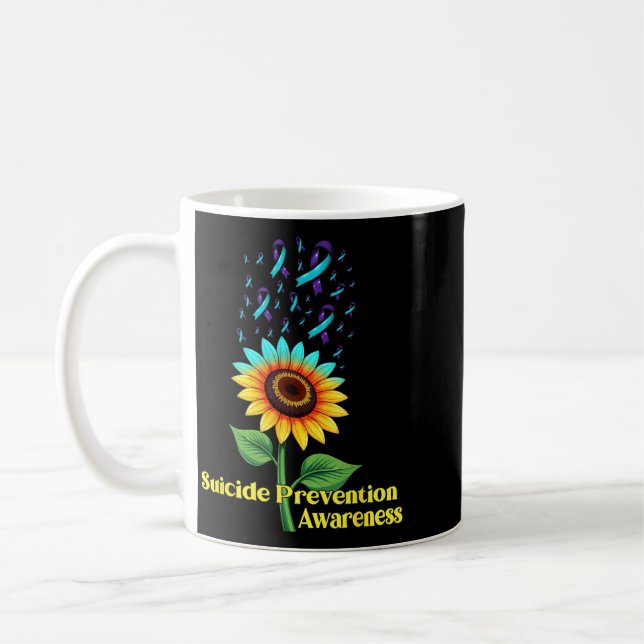 Prevention Awareness Suower Coffee Mug (Left)