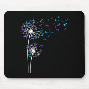 Prevention awareness week shirt dandelion flower mouse pad