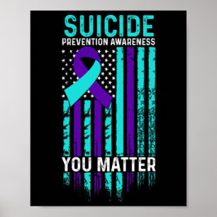 Prevention Awareness - You Problem American Flag Poster