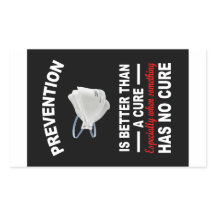 Prevention is better than a cure paper sticker