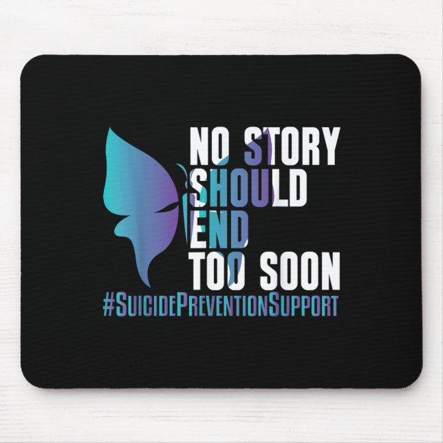 Prevention Not Too Soon _ I For Supporters Design Mouse Pad (Front)